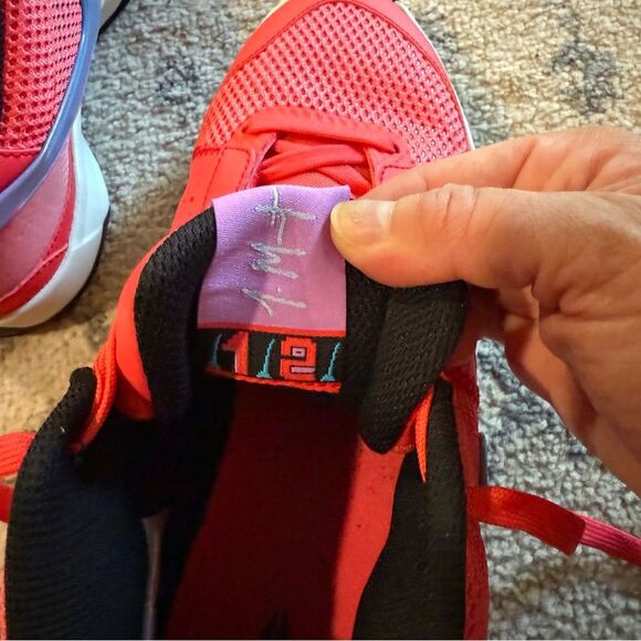 NIB Nike JA 1 Fuel Ember Glow/ Blue Low Top Running Sneakers DR8785-800 Size 9 - Picture 9 of 11